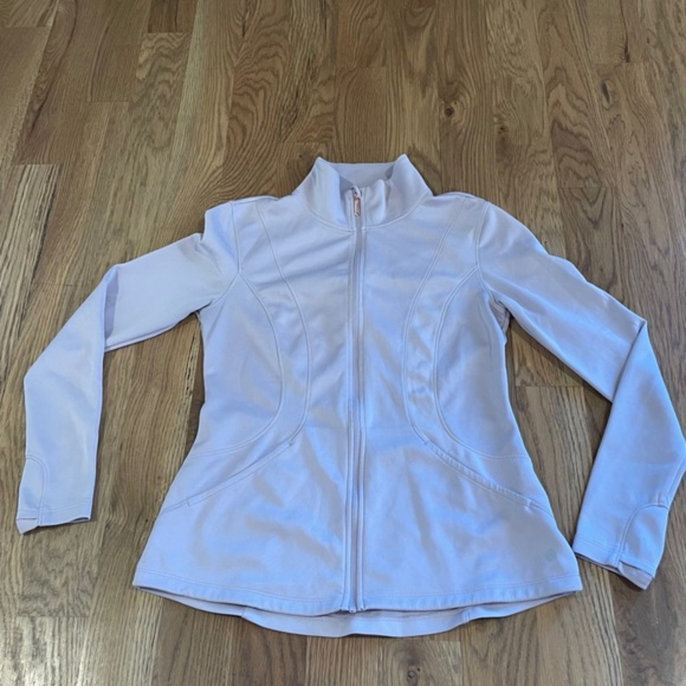 APANA Jacket Zip Up Mock Neck Long Sleeve Athleisure‎ Women's Size S Purple